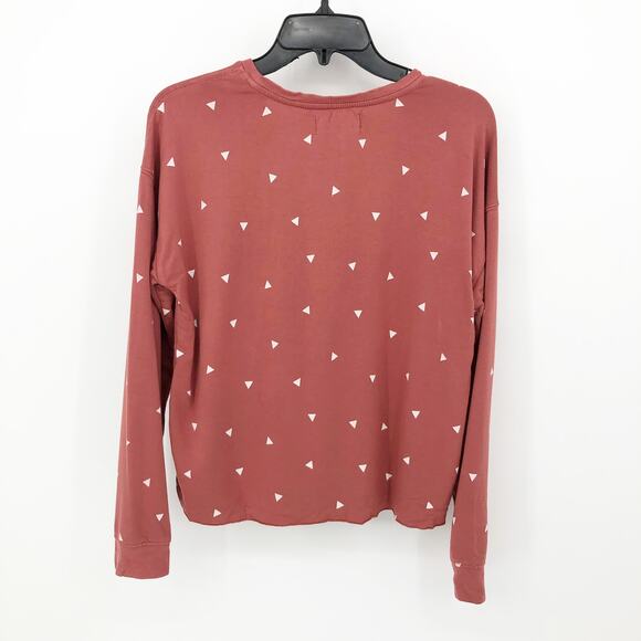 Thread + Supply Womens Pullover Sweatshirt Small Stretch Crew Neck Long Sleeve - Picture 4 of 8